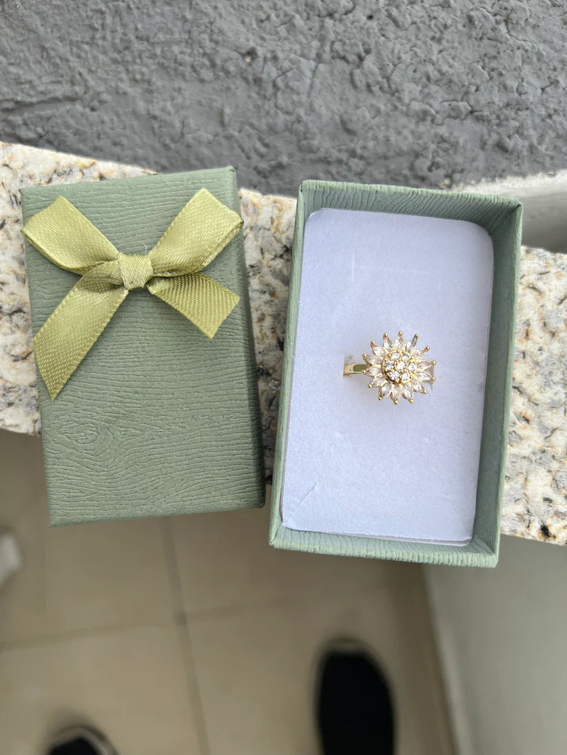 ANILLO GIRASOL ANTIESTRÉS + CAJA DE REGALO